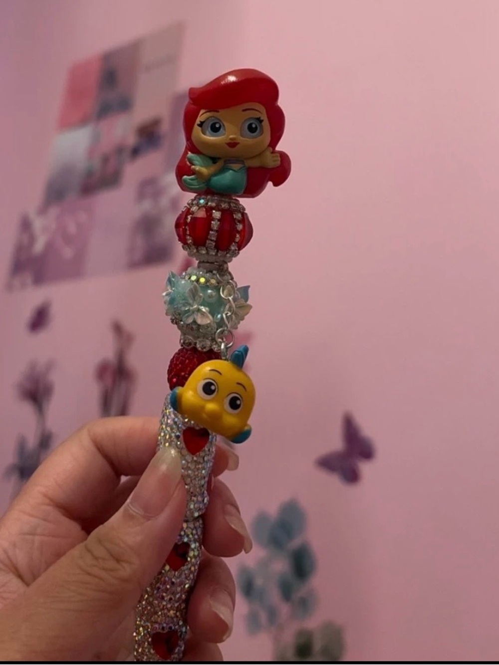 Little Mermaid Beaded Pen